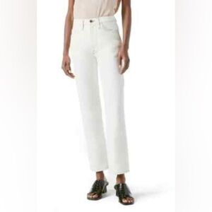 FRAME Woman LE ITALIEN True Straight Cream Jeans